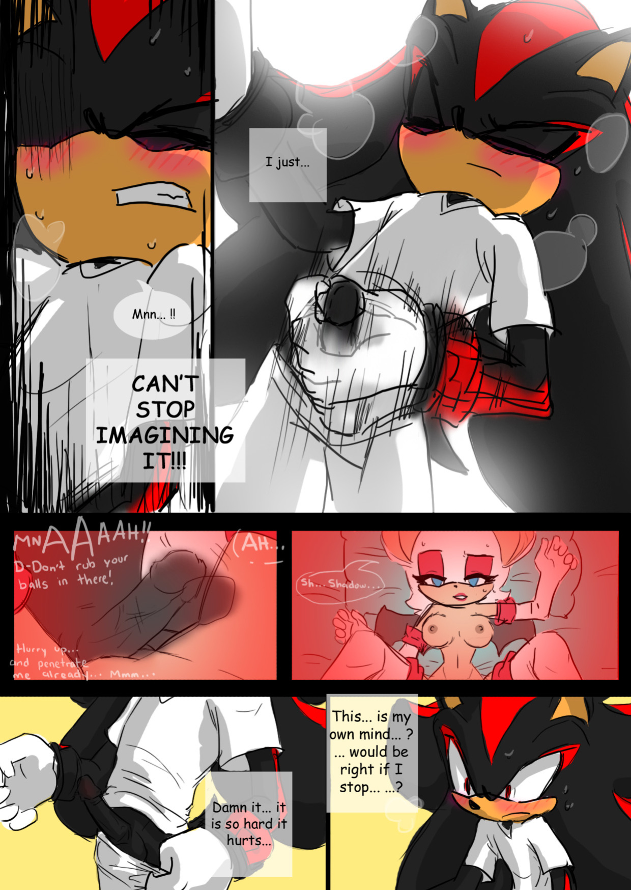 [SonicCake] Shadow's Stuff (Sonic the Hedgehog)