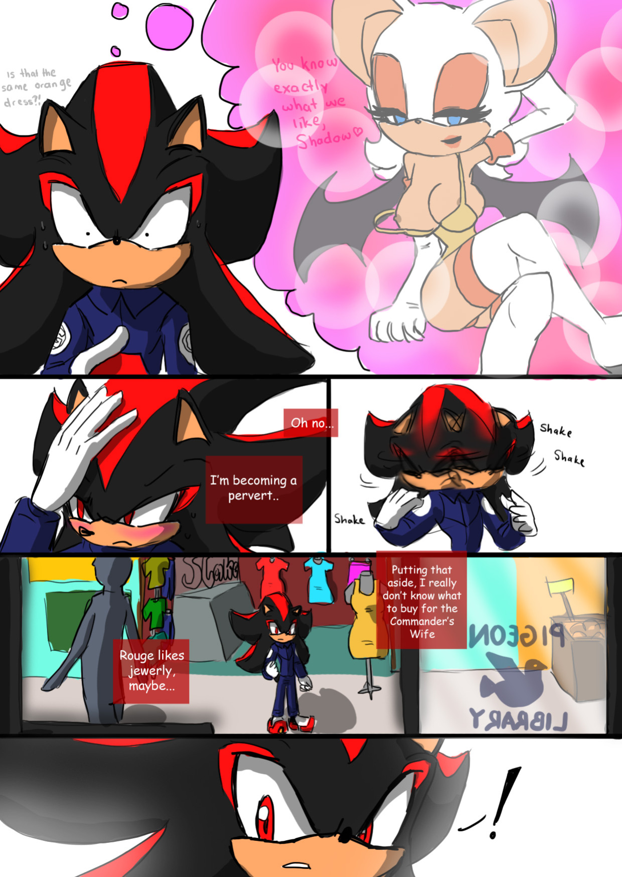 [SonicCake] Shadow's Stuff (Sonic the Hedgehog)