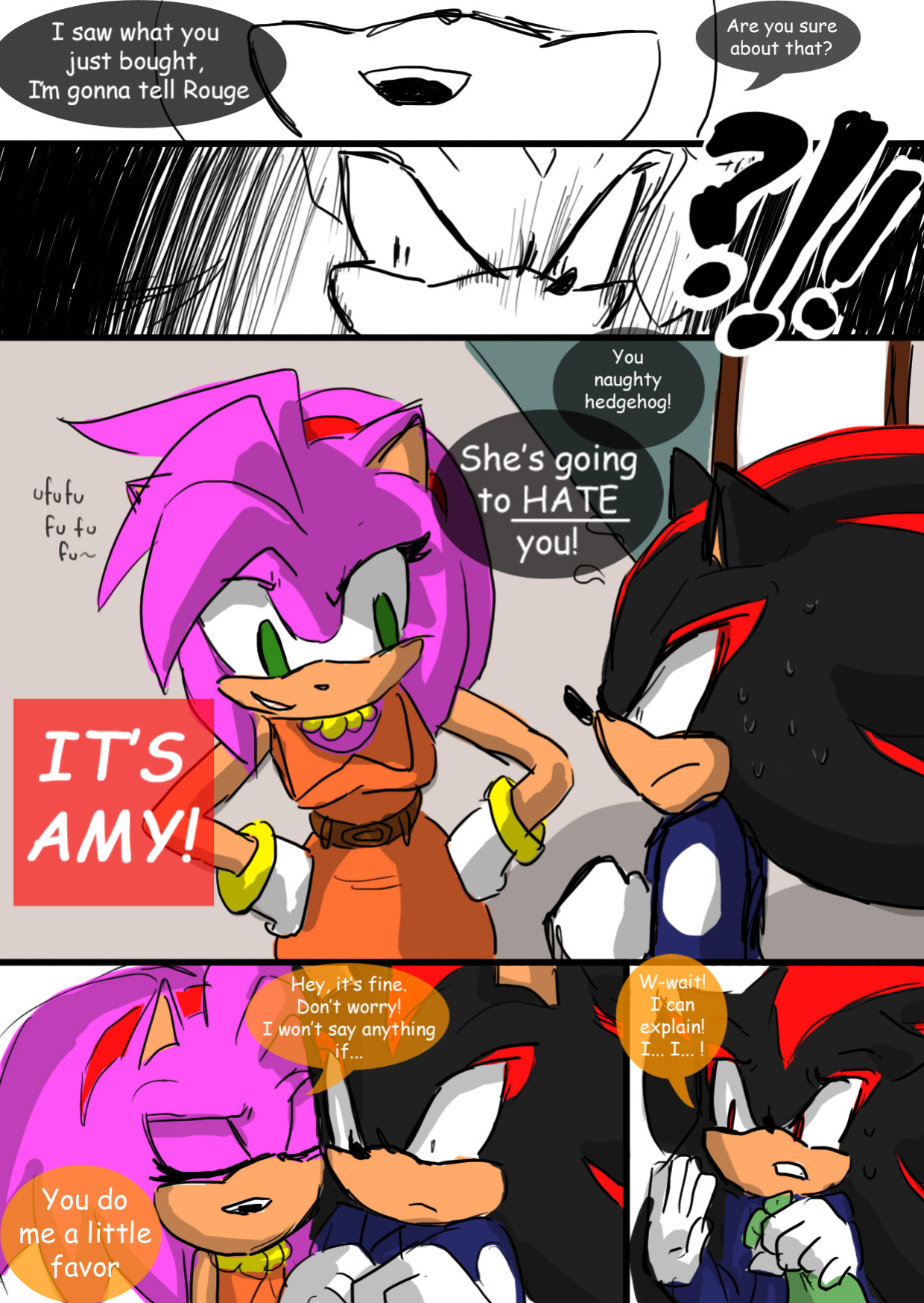 [SonicCake] Shadow's Stuff (Sonic the Hedgehog)