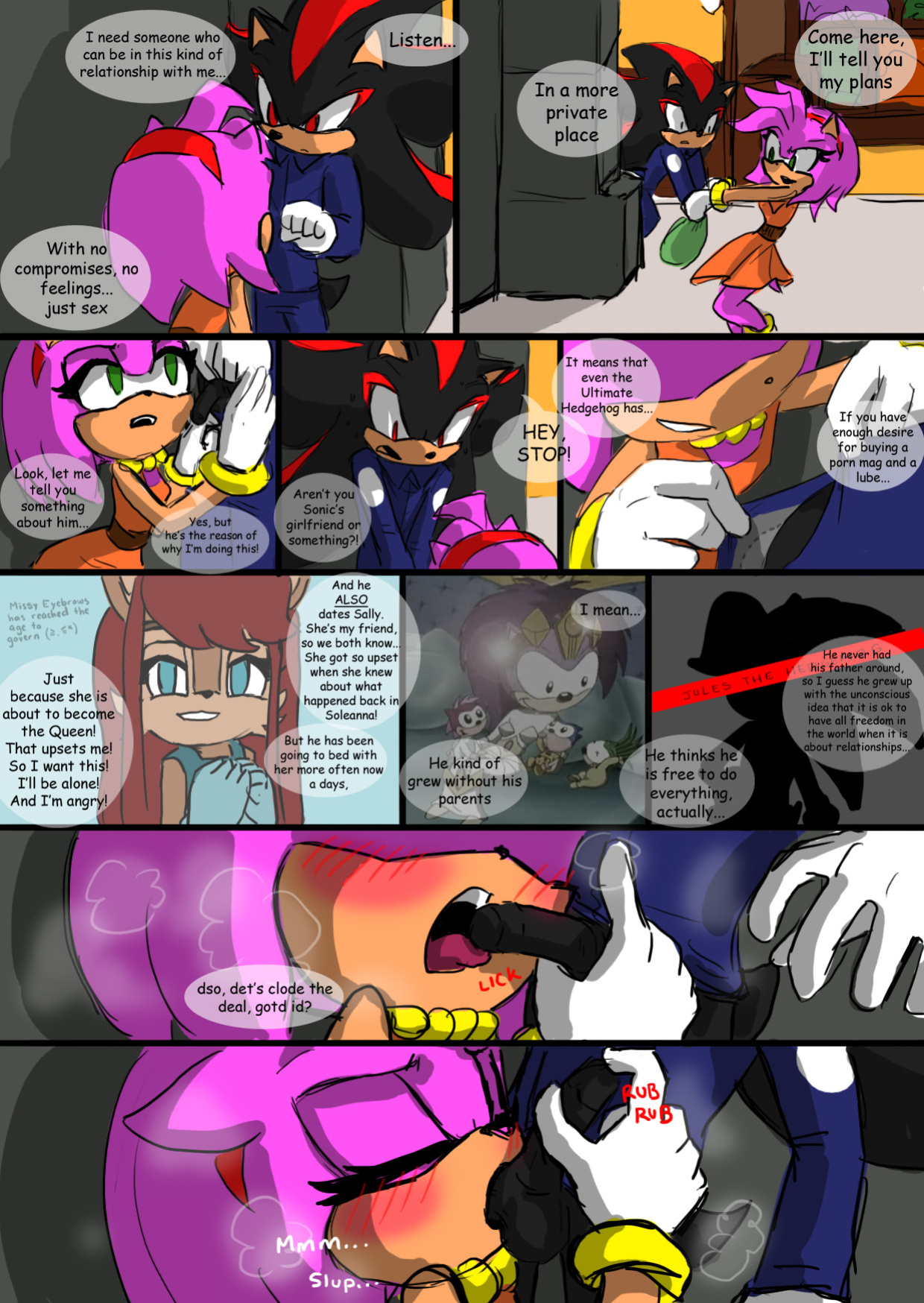 [SonicCake] Shadow's Stuff (Sonic the Hedgehog)