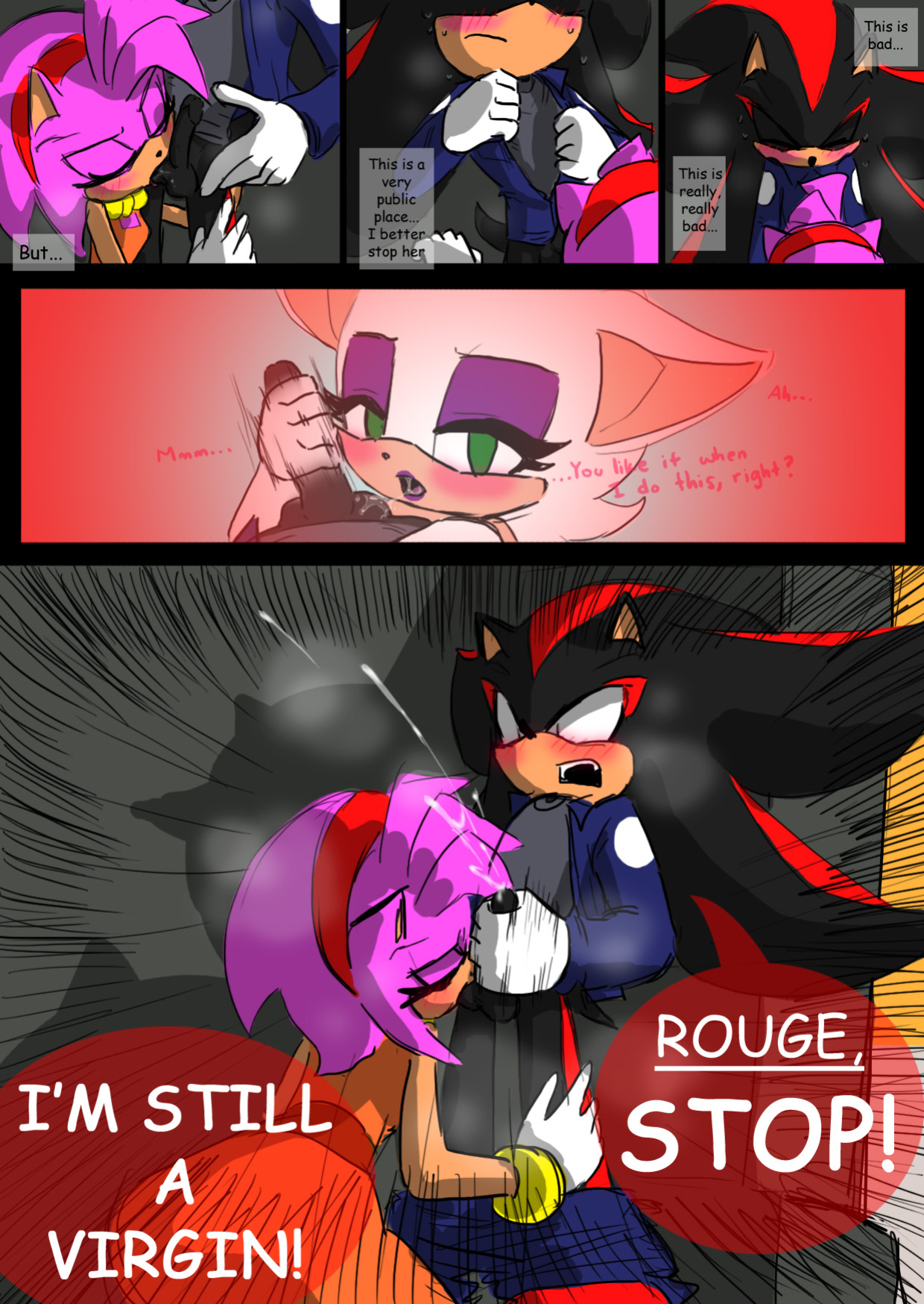 [SonicCake] Shadow's Stuff (Sonic the Hedgehog)