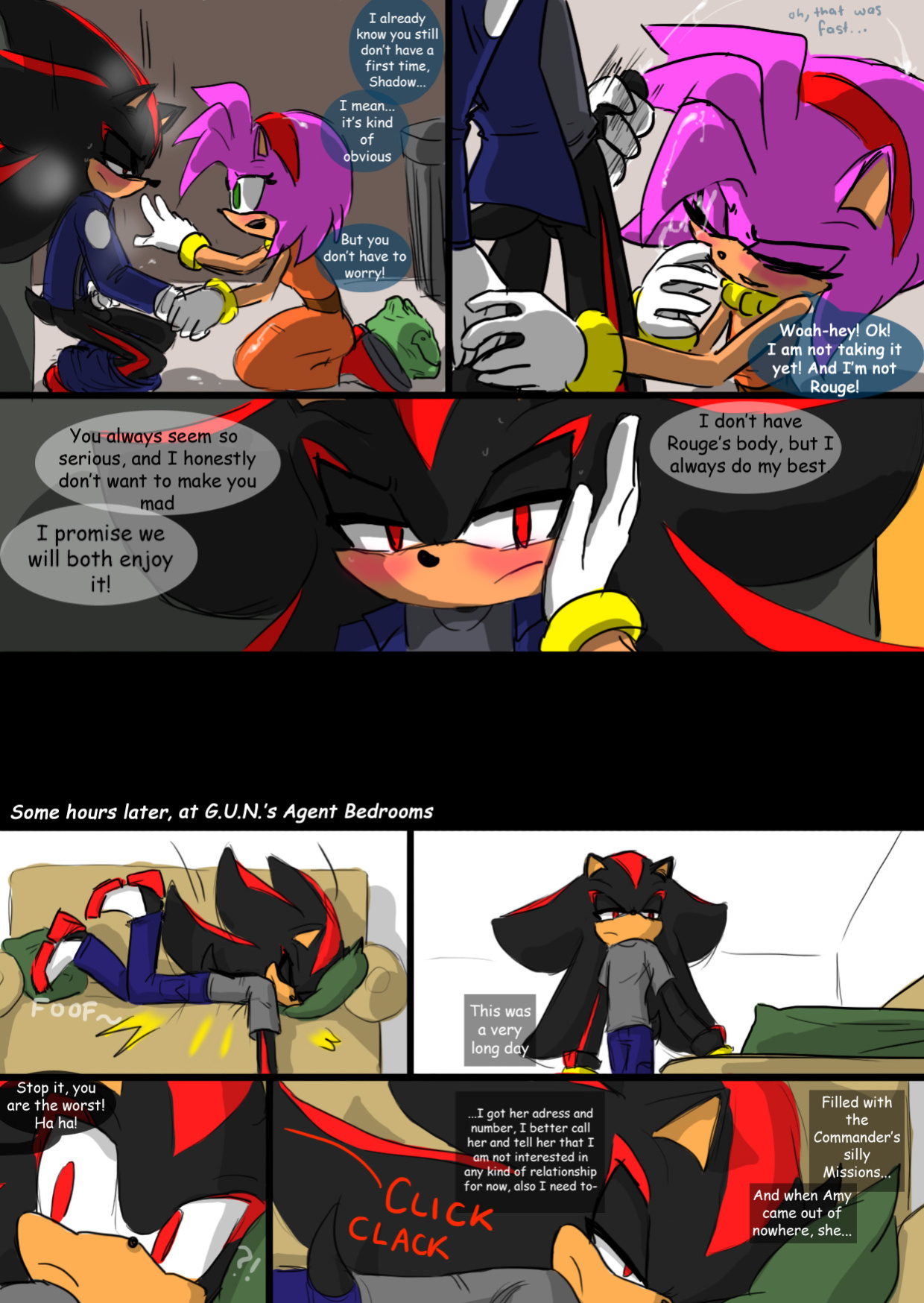 [SonicCake] Shadow's Stuff (Sonic the Hedgehog)