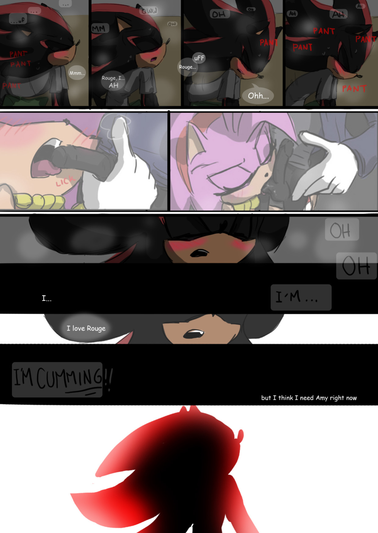 [SonicCake] Shadow's Stuff (Sonic the Hedgehog)