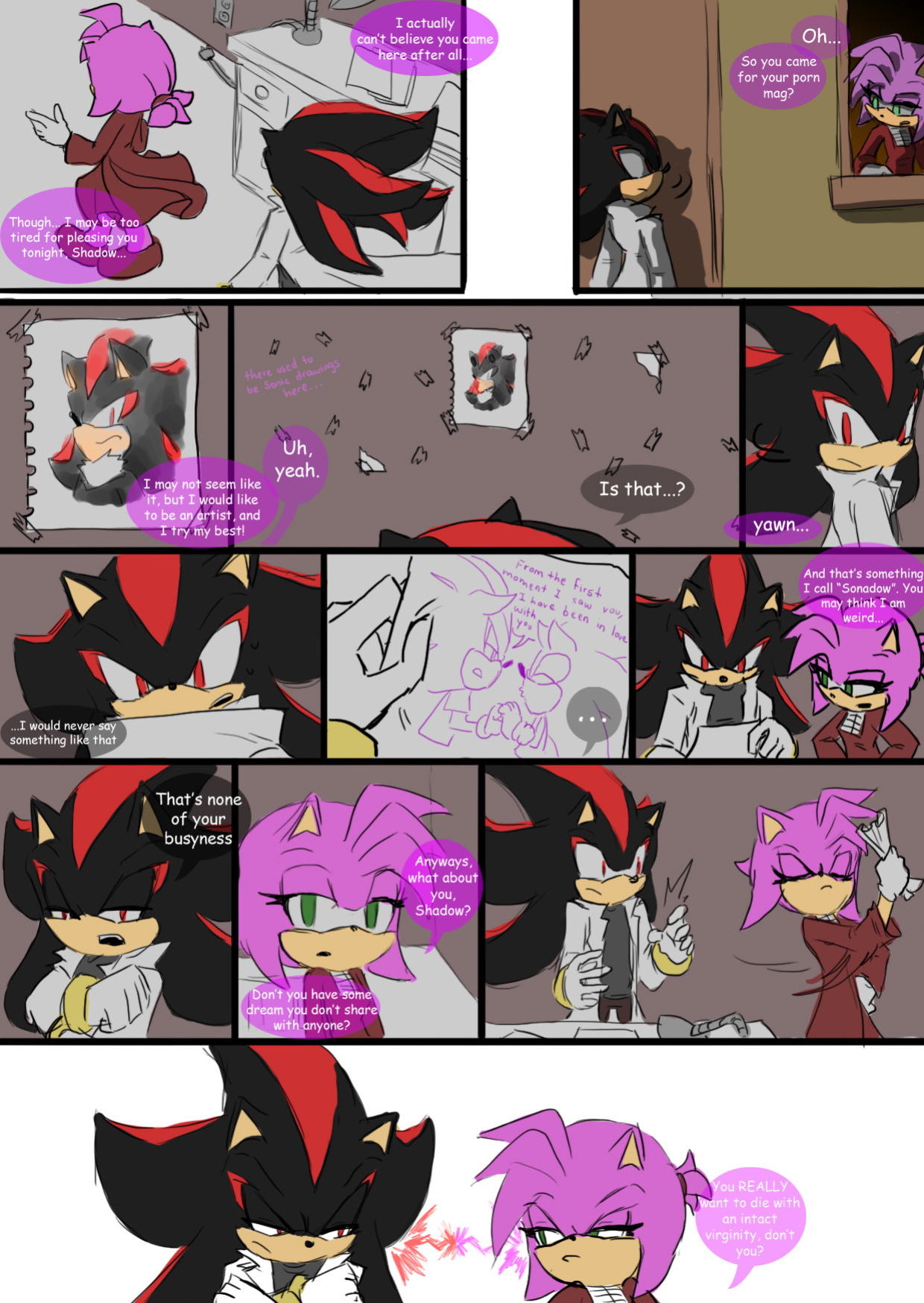 [SonicCake] Shadow's Stuff (Sonic the Hedgehog)