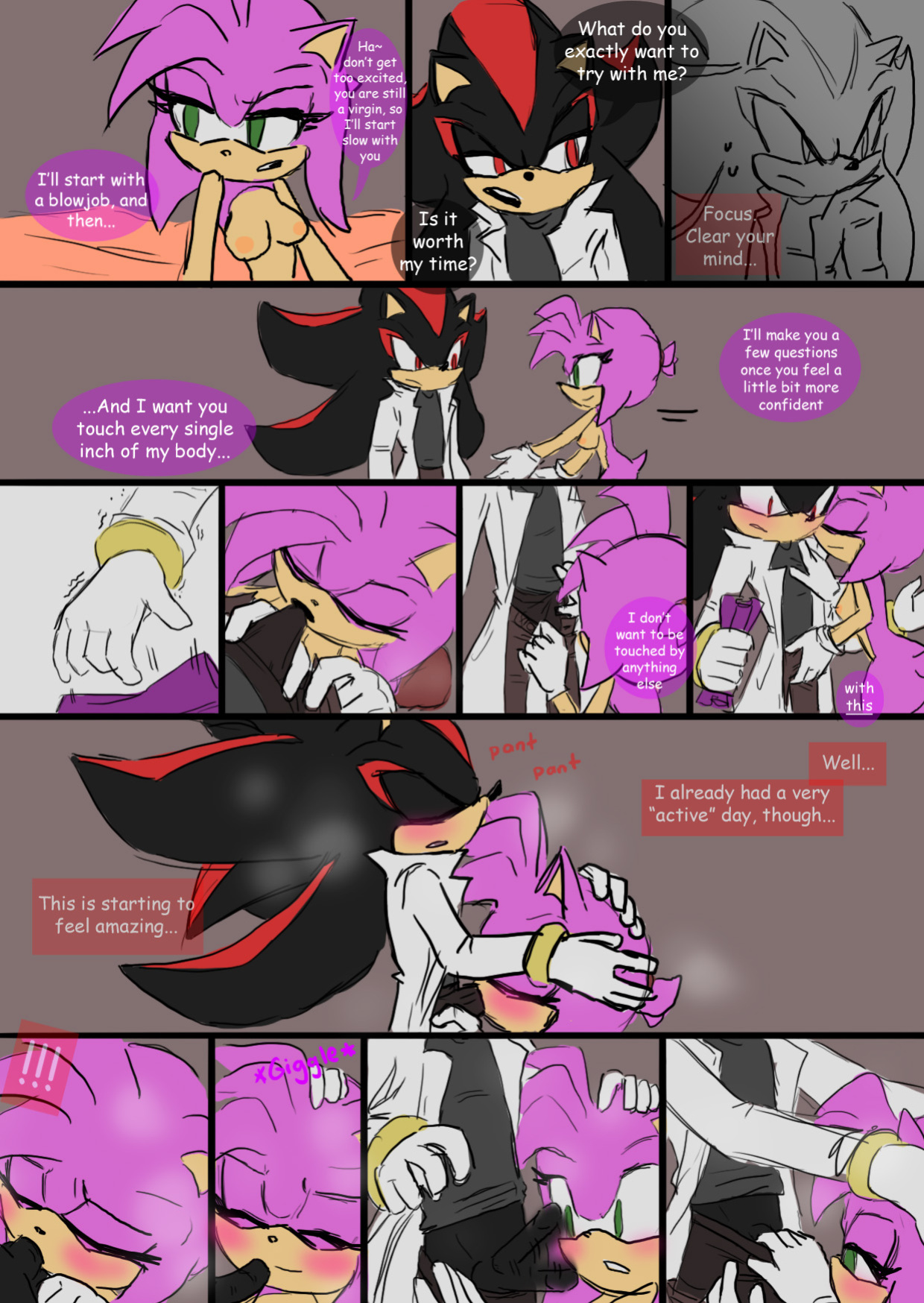 [SonicCake] Shadow's Stuff (Sonic the Hedgehog)