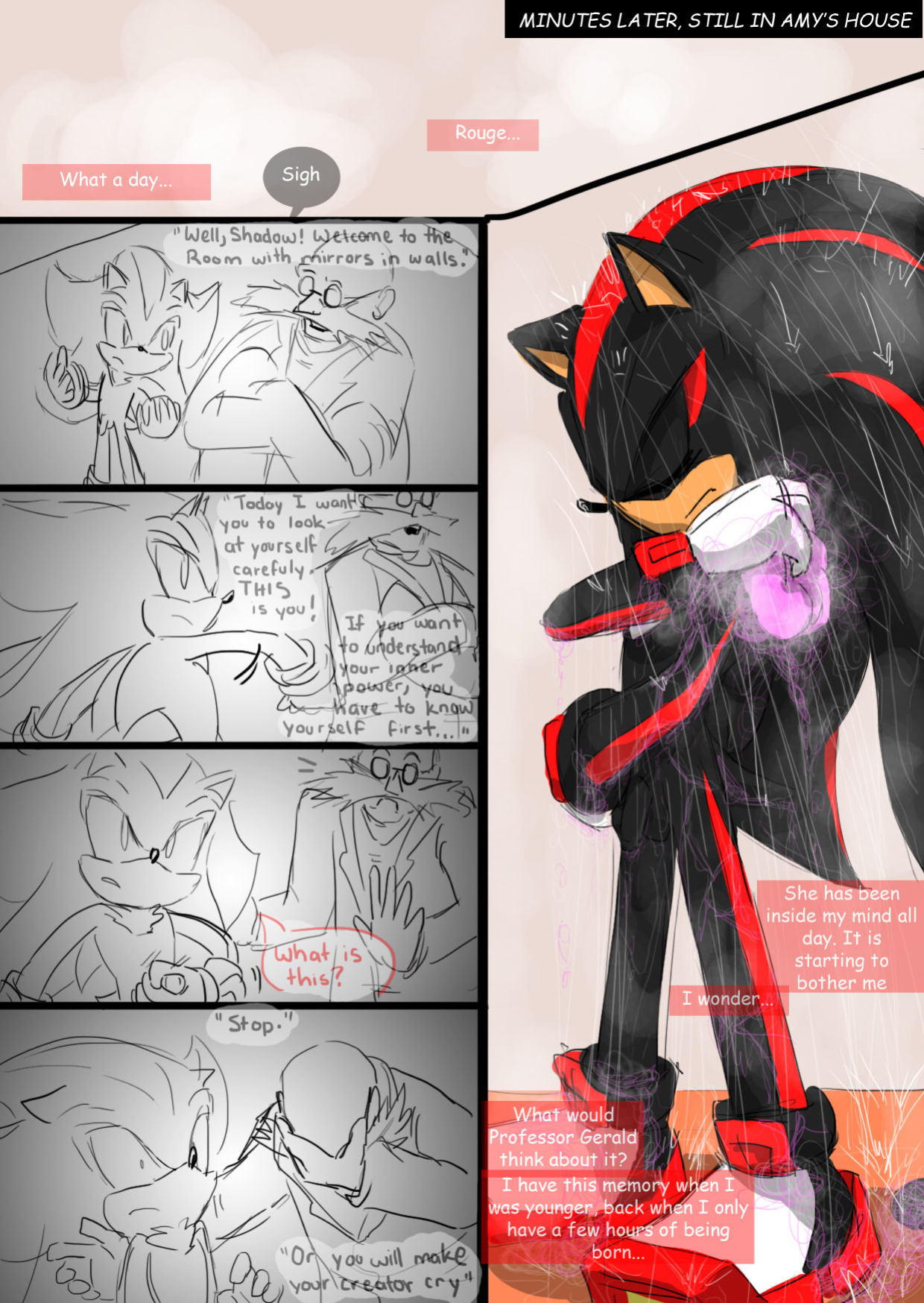 [SonicCake] Shadow's Stuff (Sonic the Hedgehog)