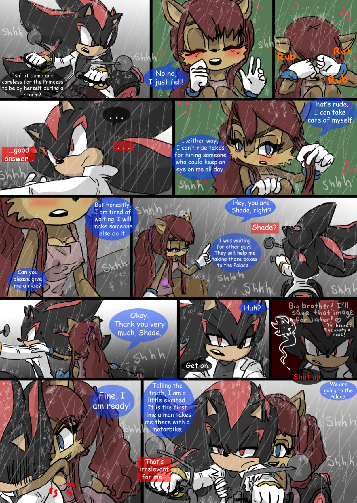 [SonicCake] Shadow's Stuff (Sonic the Hedgehog)