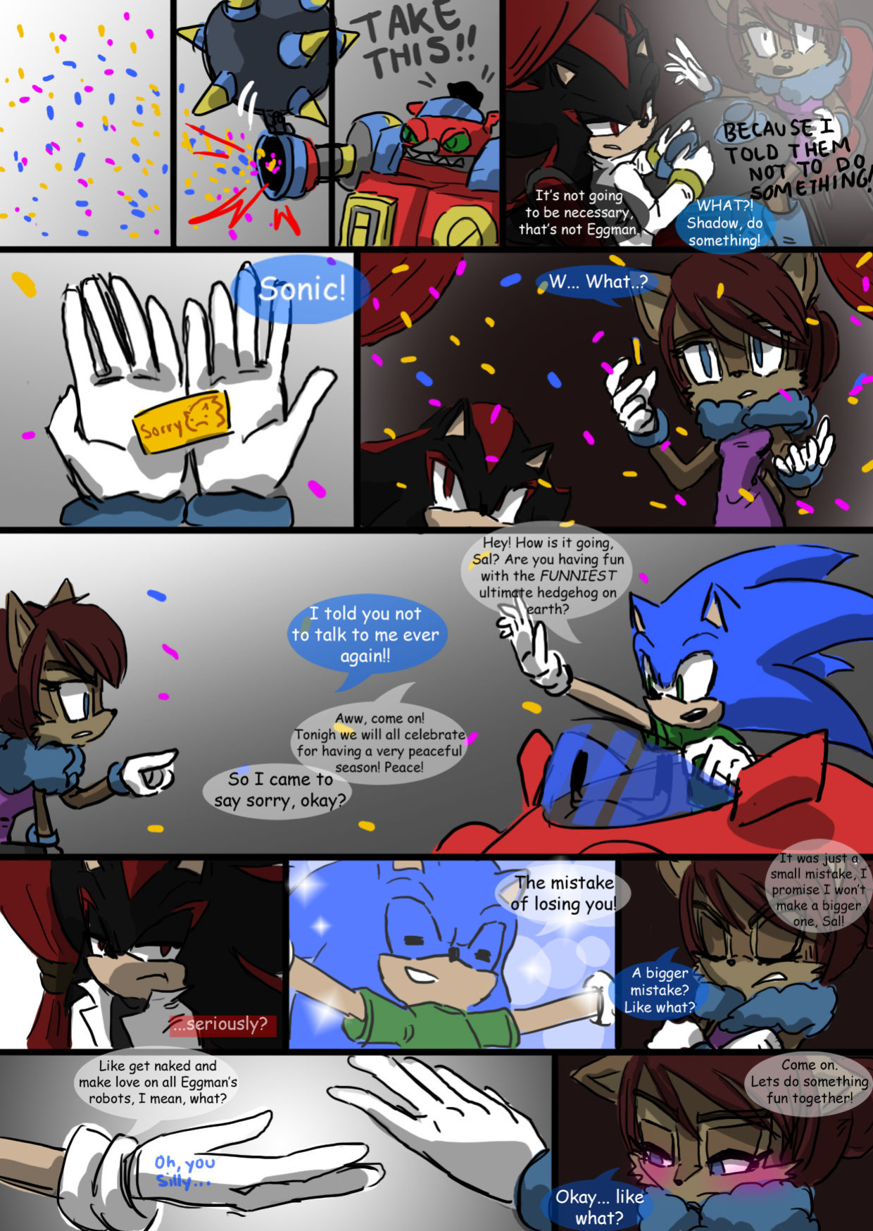 [SonicCake] Shadow's Stuff (Sonic the Hedgehog)