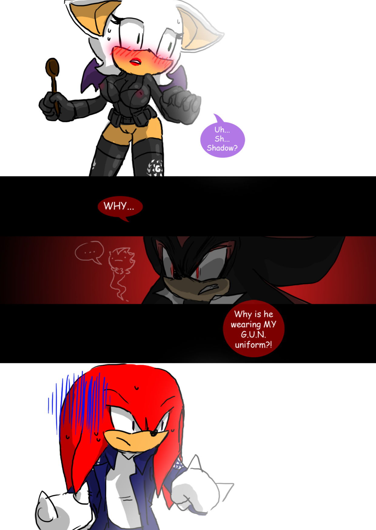 [SonicCake] Shadow's Stuff (Sonic the Hedgehog)
