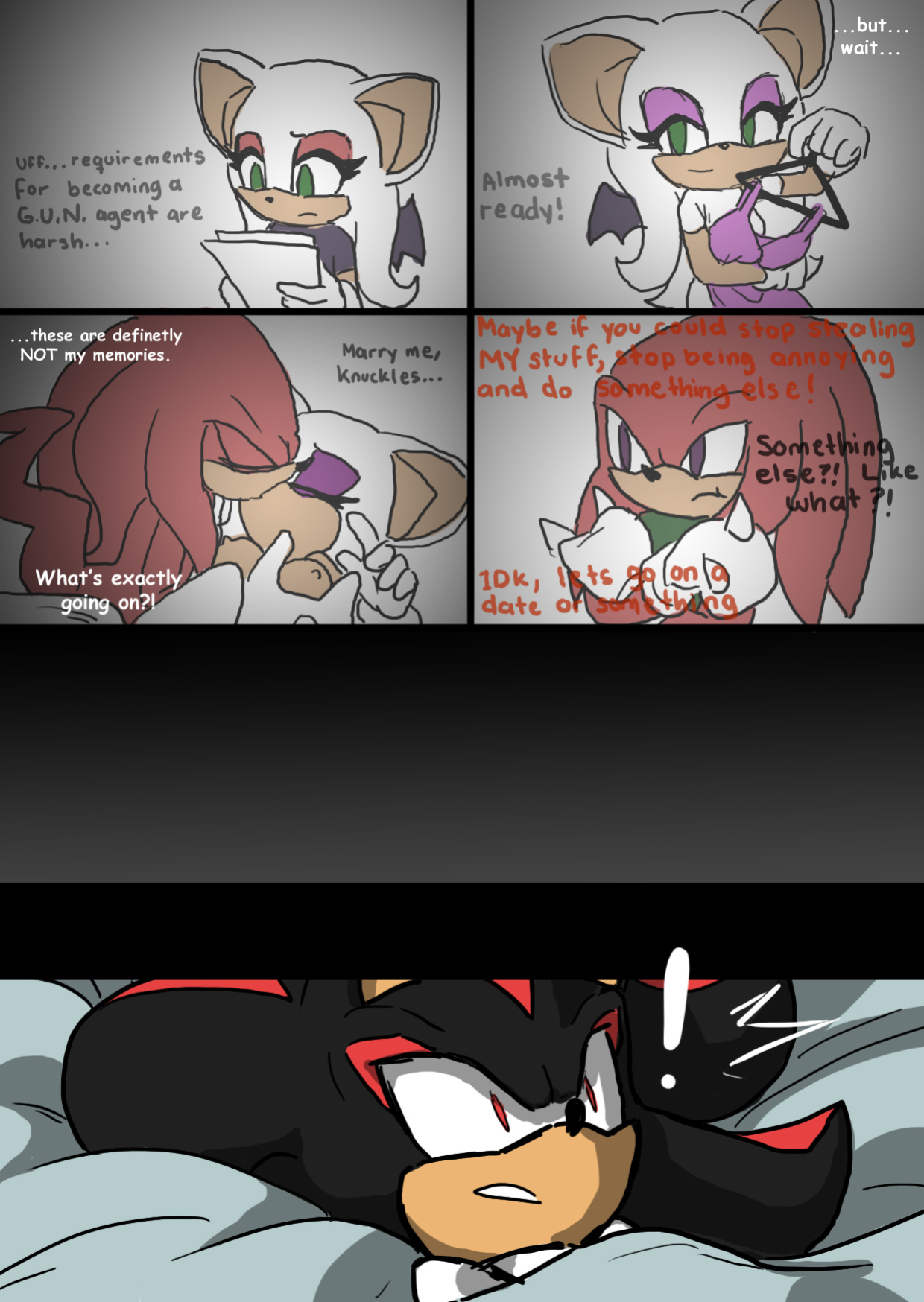 [SonicCake] Shadow's Stuff (Sonic the Hedgehog)