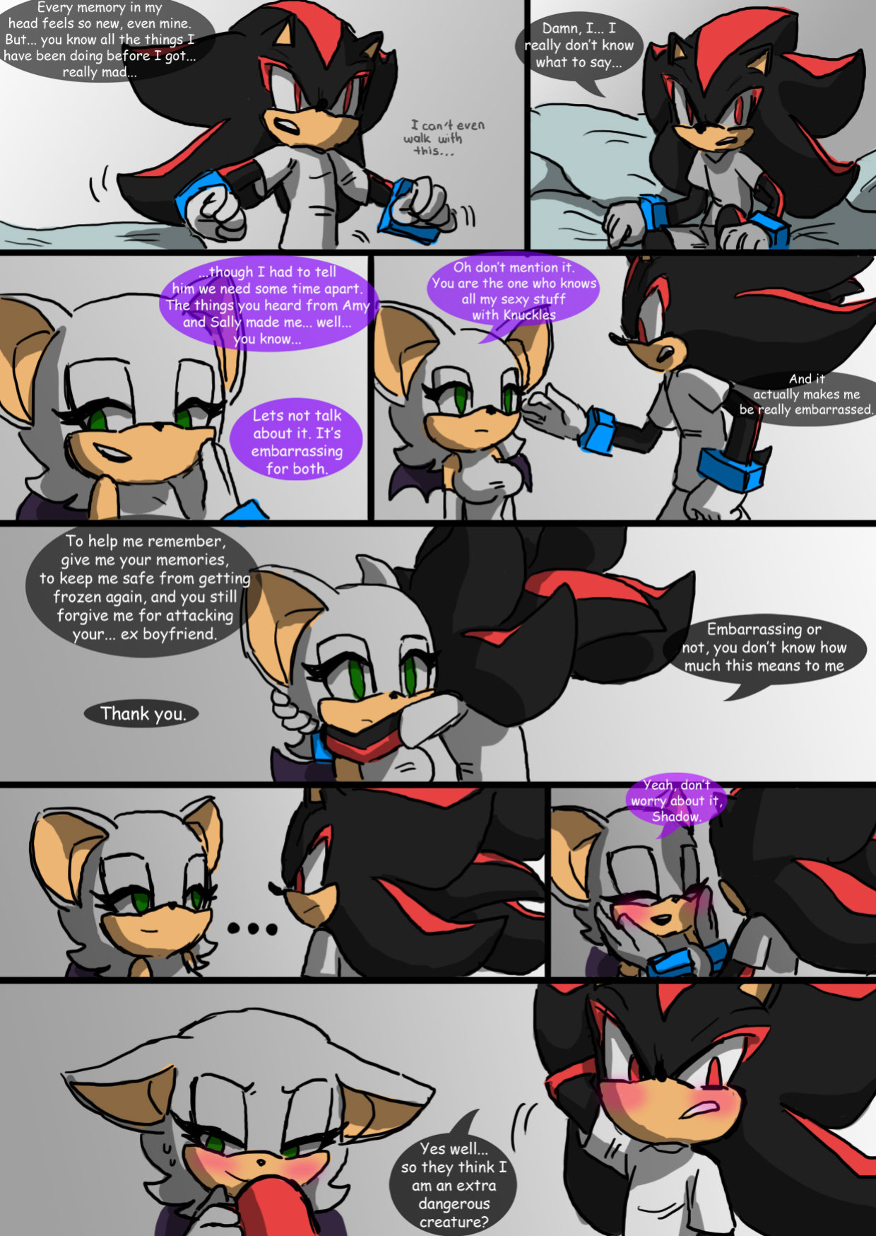 [SonicCake] Shadow's Stuff (Sonic the Hedgehog)