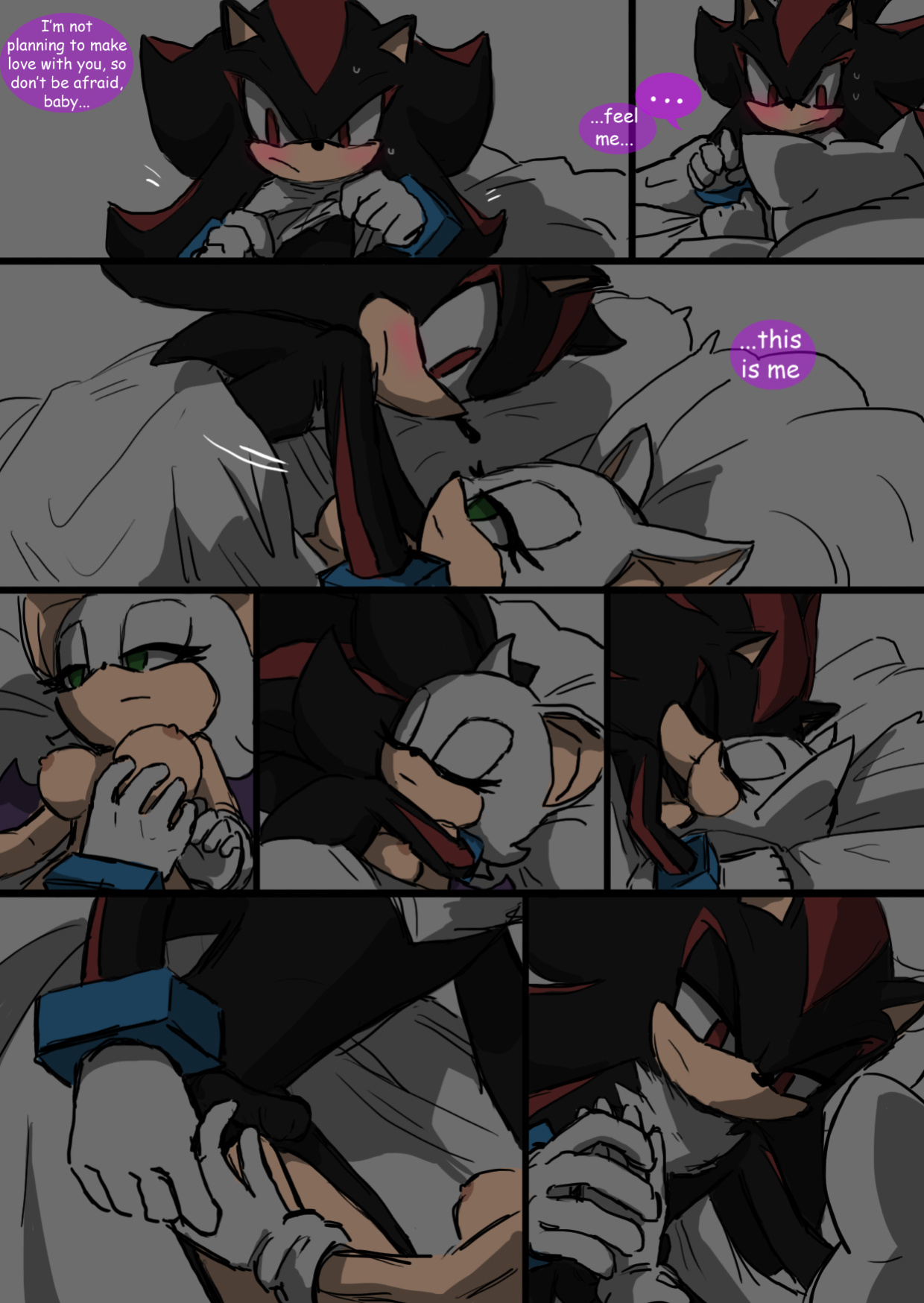 [SonicCake] Shadow's Stuff (Sonic the Hedgehog)