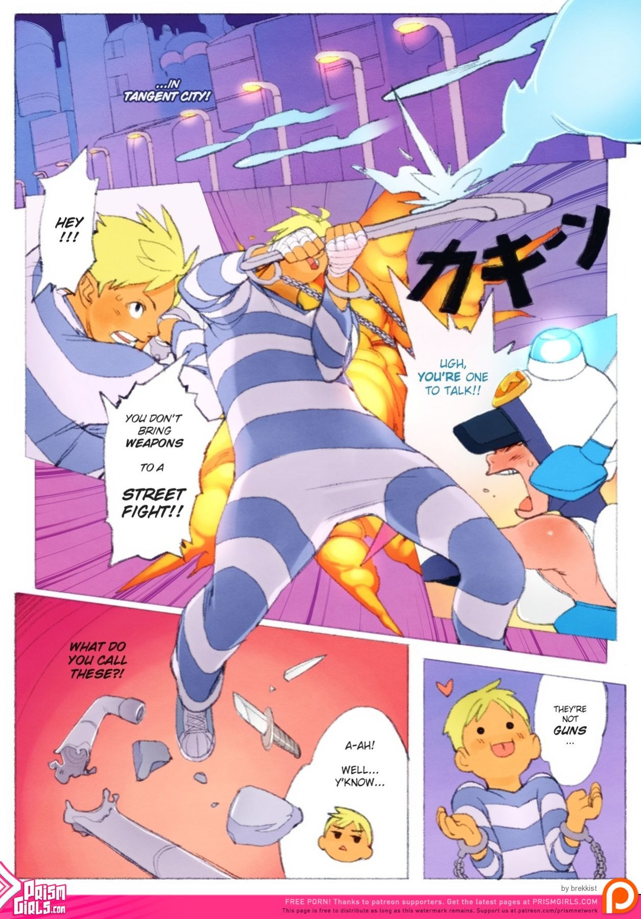 [Prism Girls (brekkist)] Mighty Love Switch (Mighty Switch Force!, Final Fight)