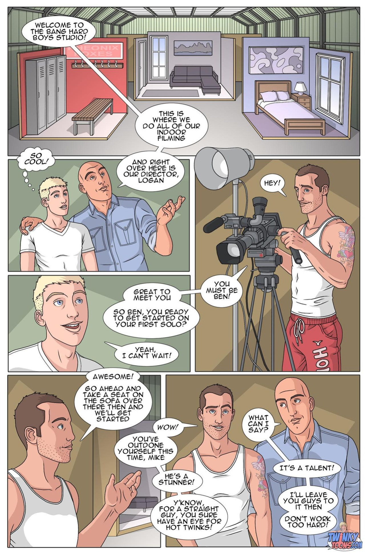 Bang Hard Ben - Parts 1-5 [Twinks] [Gay] [Patrick Fillion] [Class Comics] [Studs] [Hunks]