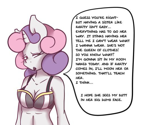 (Somescrub) Ask Nudist Sweetie Belle