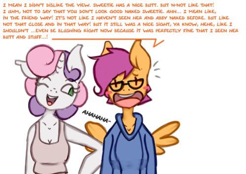 (Somescrub) Ask Nudist Sweetie Belle