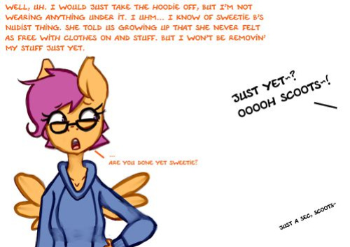 (Somescrub) Ask Nudist Sweetie Belle