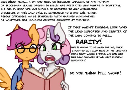 (Somescrub) Ask Nudist Sweetie Belle