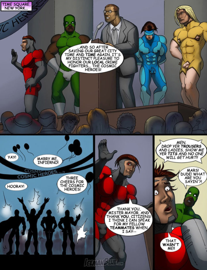 [Iceman Blue] Cosmic Heroes #3