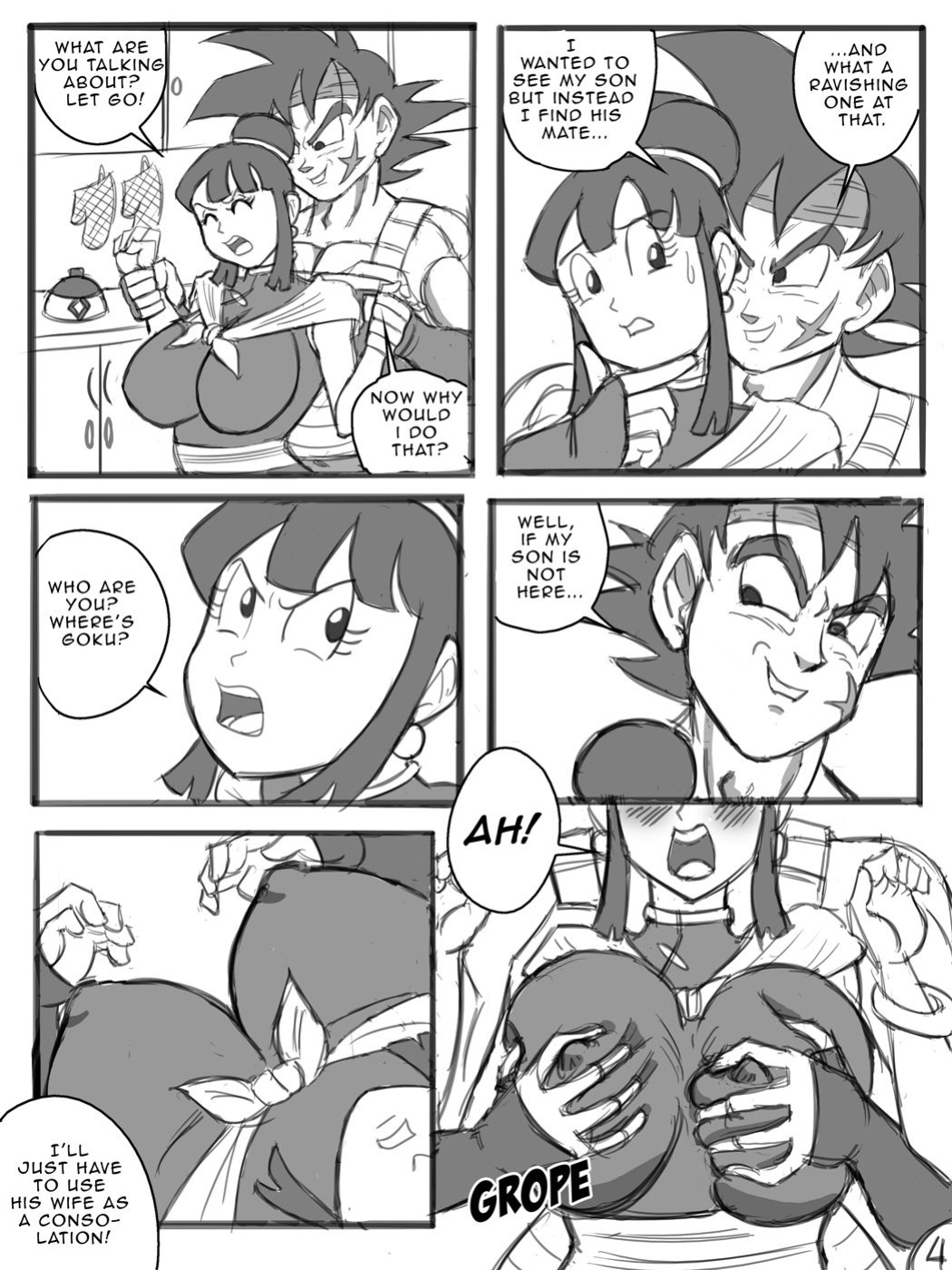 [Funsexydragonball] Chichi's Peril (Dragon Ball Z)