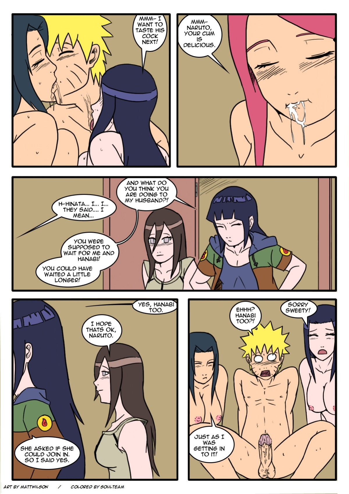 [Matt Wilson] NaruHina: Anniversary tradition (Naruto) [Colorized]