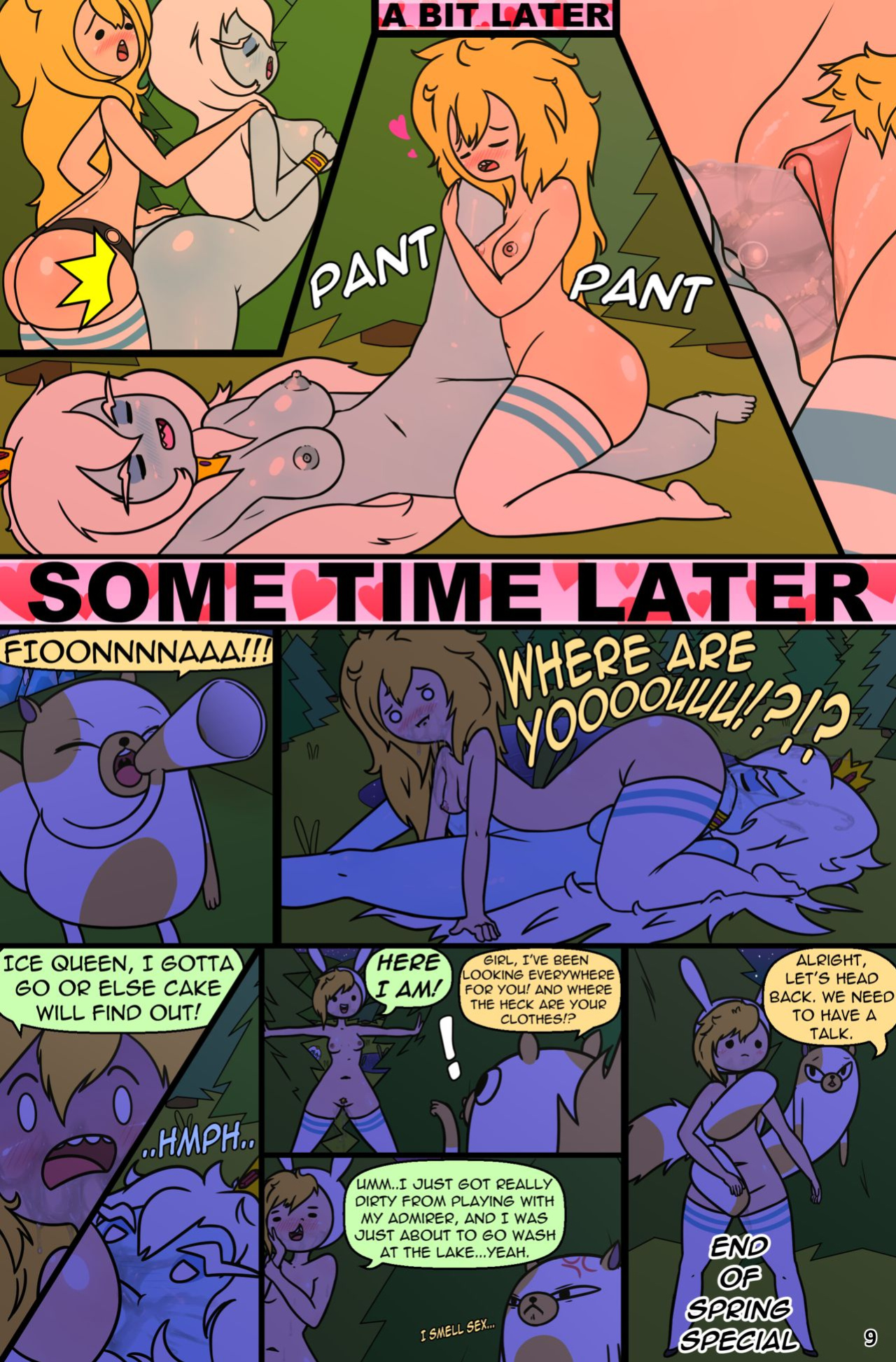 [cubbychambers] MisAdventure Time Spring Special - The Cat, the Queen, and the Forest (COLOR)