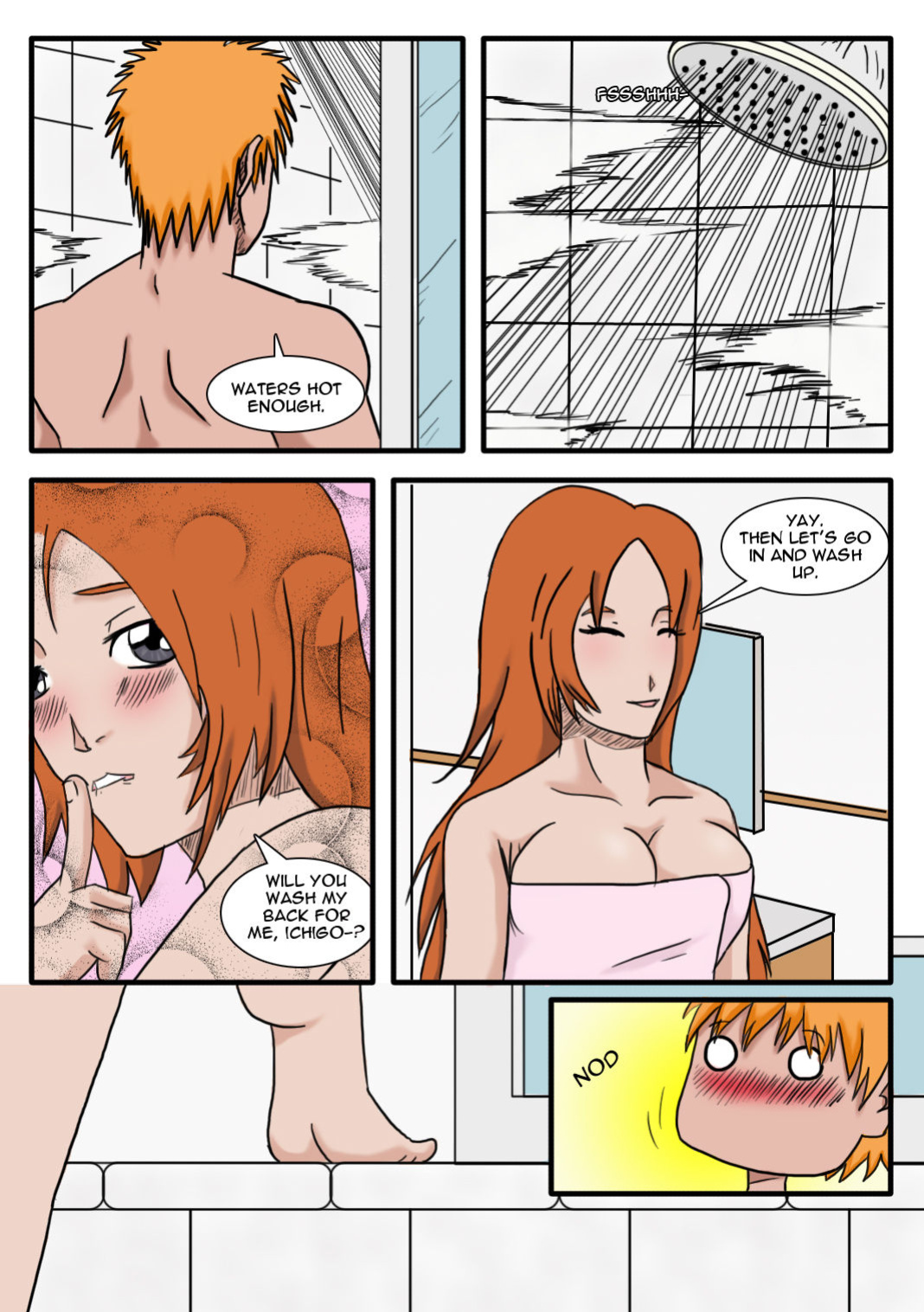 [Matt wilson] (bleach) IchiHime - Second Night [color R.O.D.]
