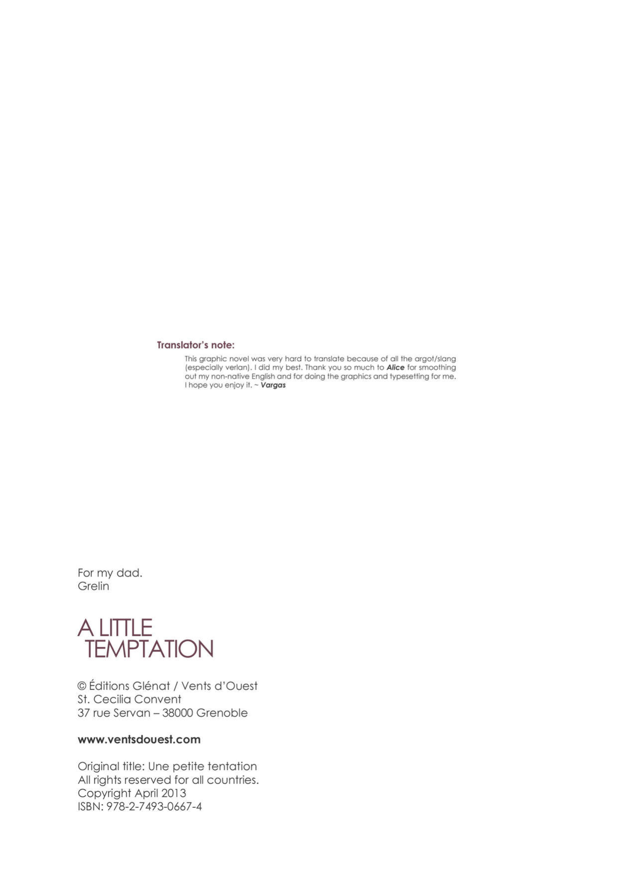 [Grelin] A Little Temptation (ENG)