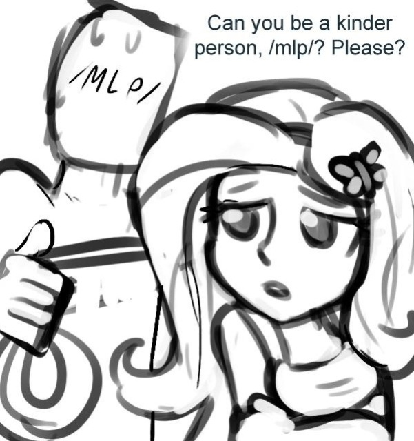 [livesmutanon] MLP - Equestria Girl (B&W)