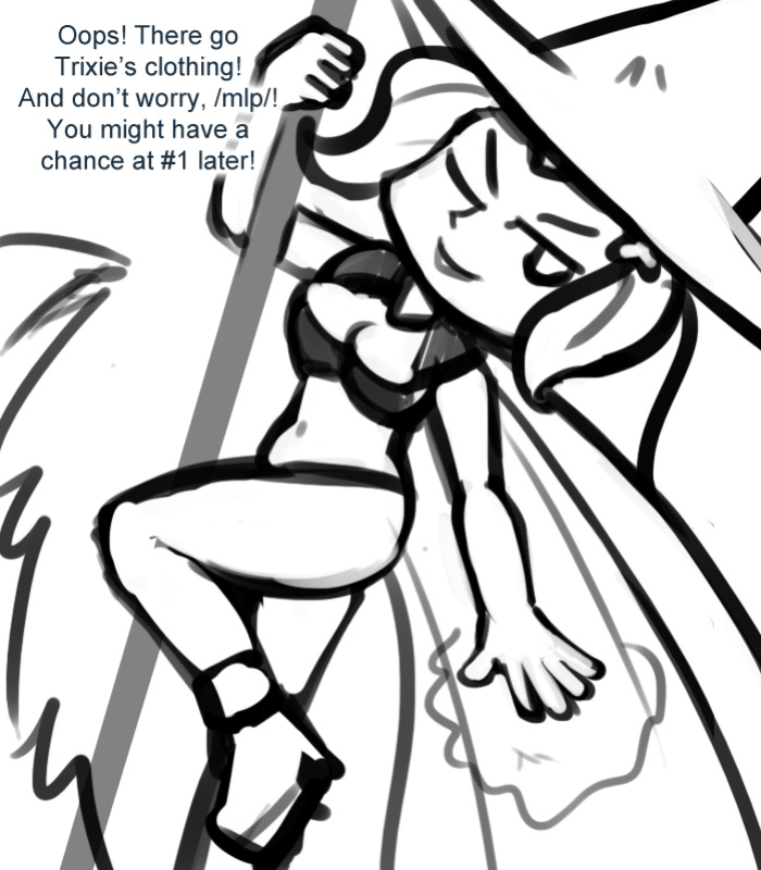 [livesmutanon] MLP - Equestria Girl (B&W)