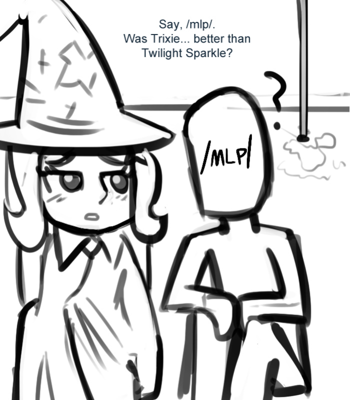 [livesmutanon] MLP - Equestria Girl (B&W)
