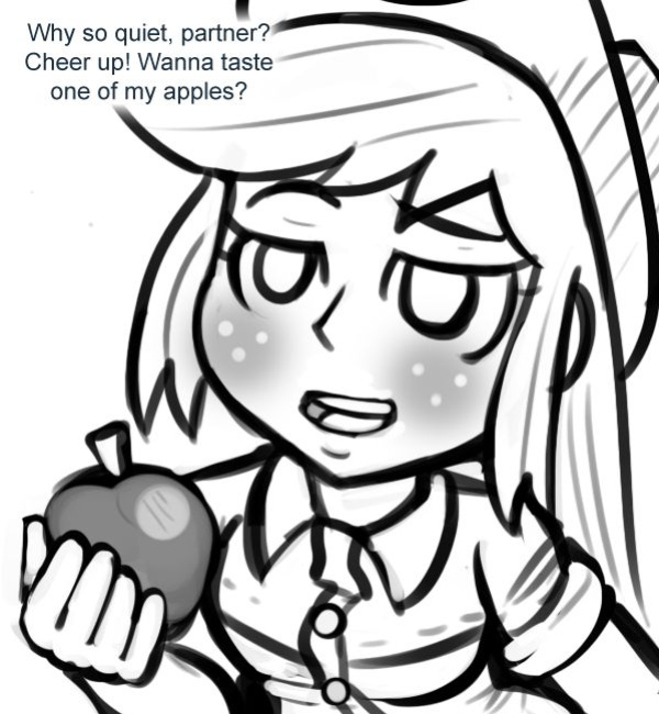 [livesmutanon] MLP - Equestria Girl (B&W)