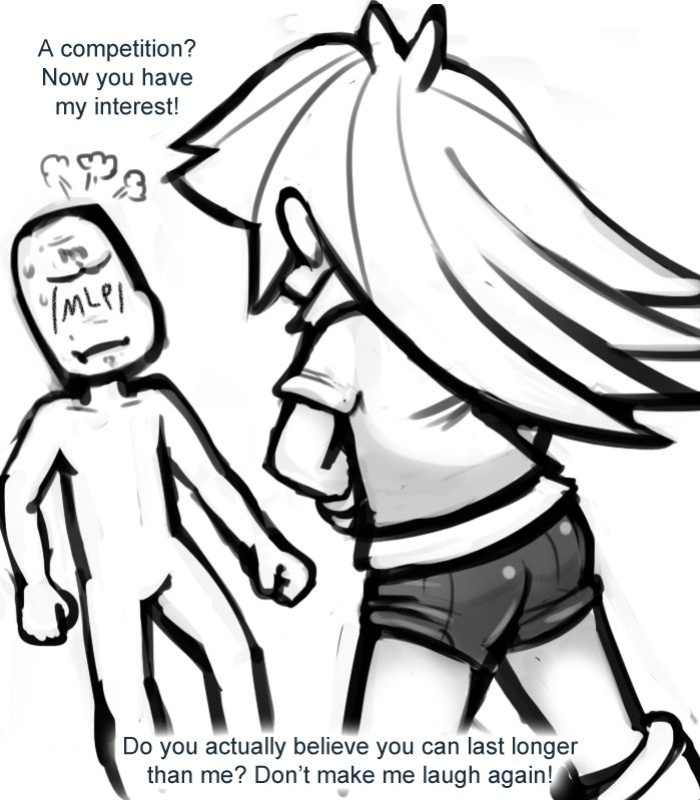 [livesmutanon] MLP - Equestria Girl (B&W)