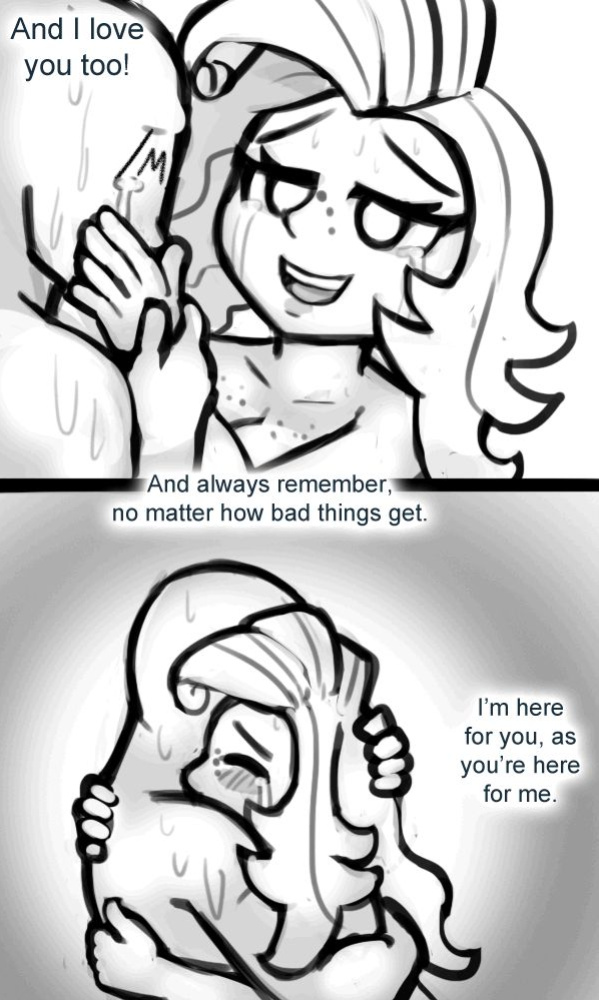 [livesmutanon] MLP - Equestria Girl (B&W)