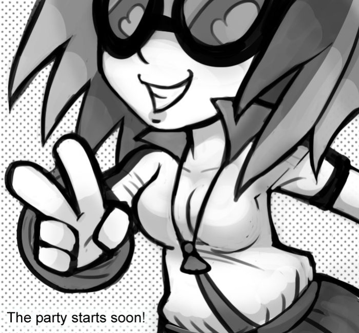 [livesmutanon] MLP - Equestria Girl (B&W)