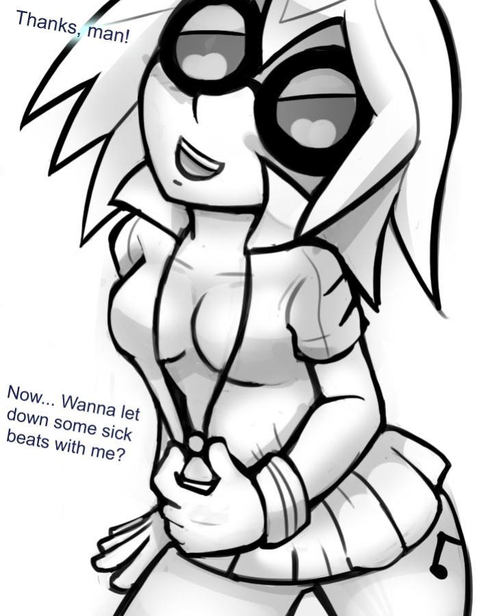 [livesmutanon] MLP - Equestria Girl (B&W)