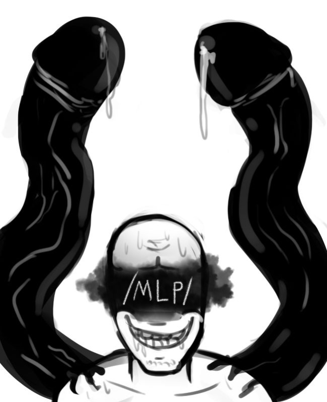 [livesmutanon] MLP - Equestria Girl (B&W)