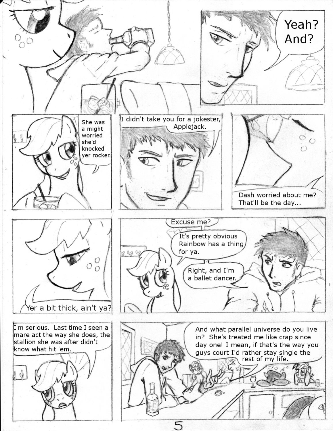 [DJ-black-n-white] Tsundere Rainbow Dash
