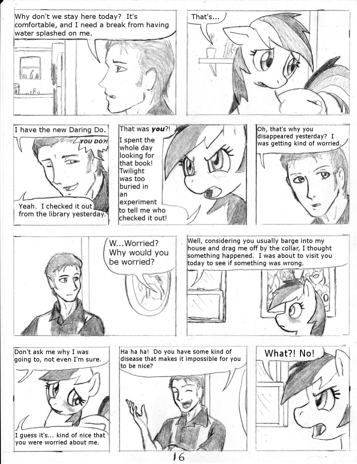 [DJ-black-n-white] Tsundere Rainbow Dash