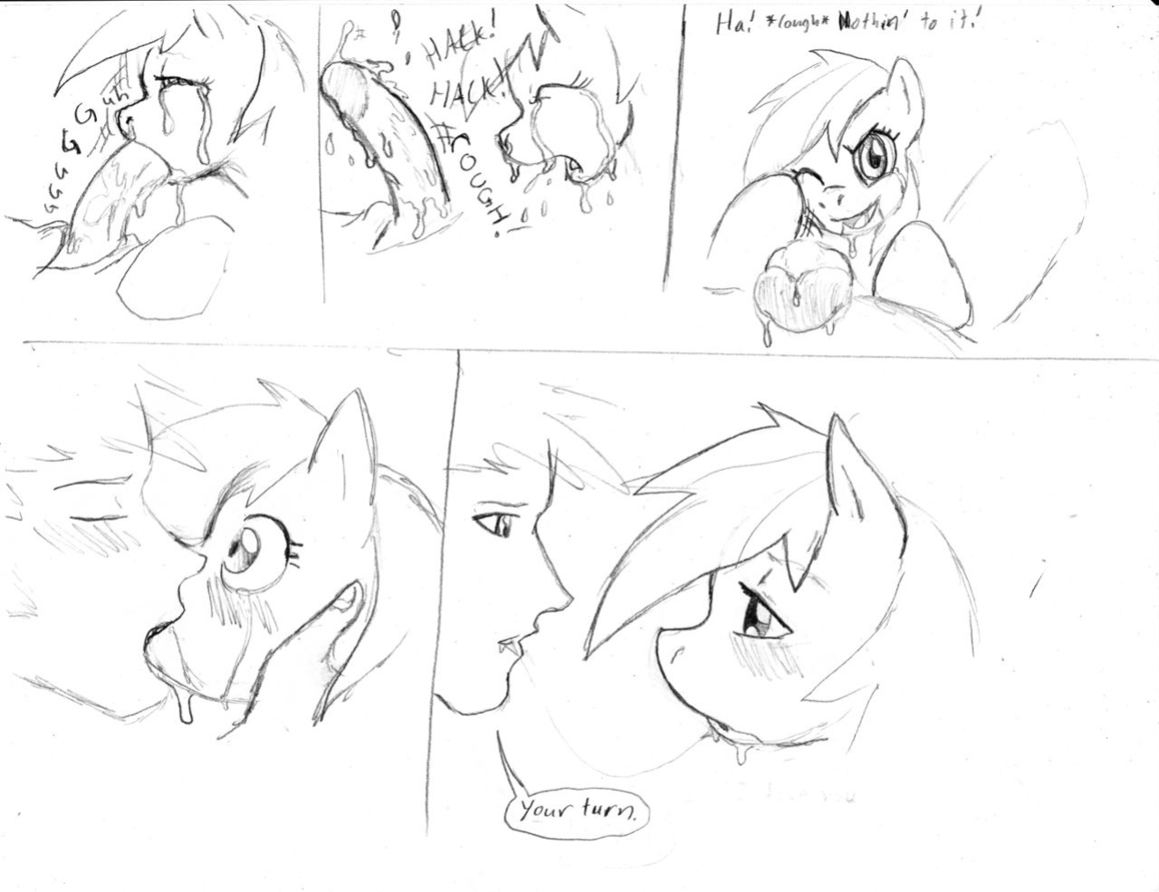 [DJ-black-n-white] Tsundere Rainbow Dash