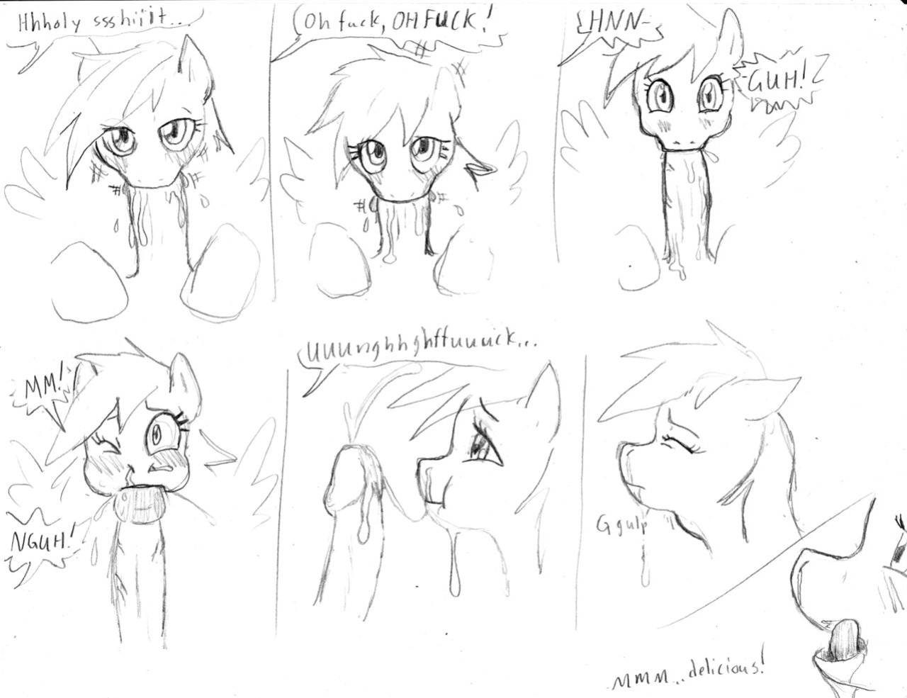 [DJ-black-n-white] Tsundere Rainbow Dash