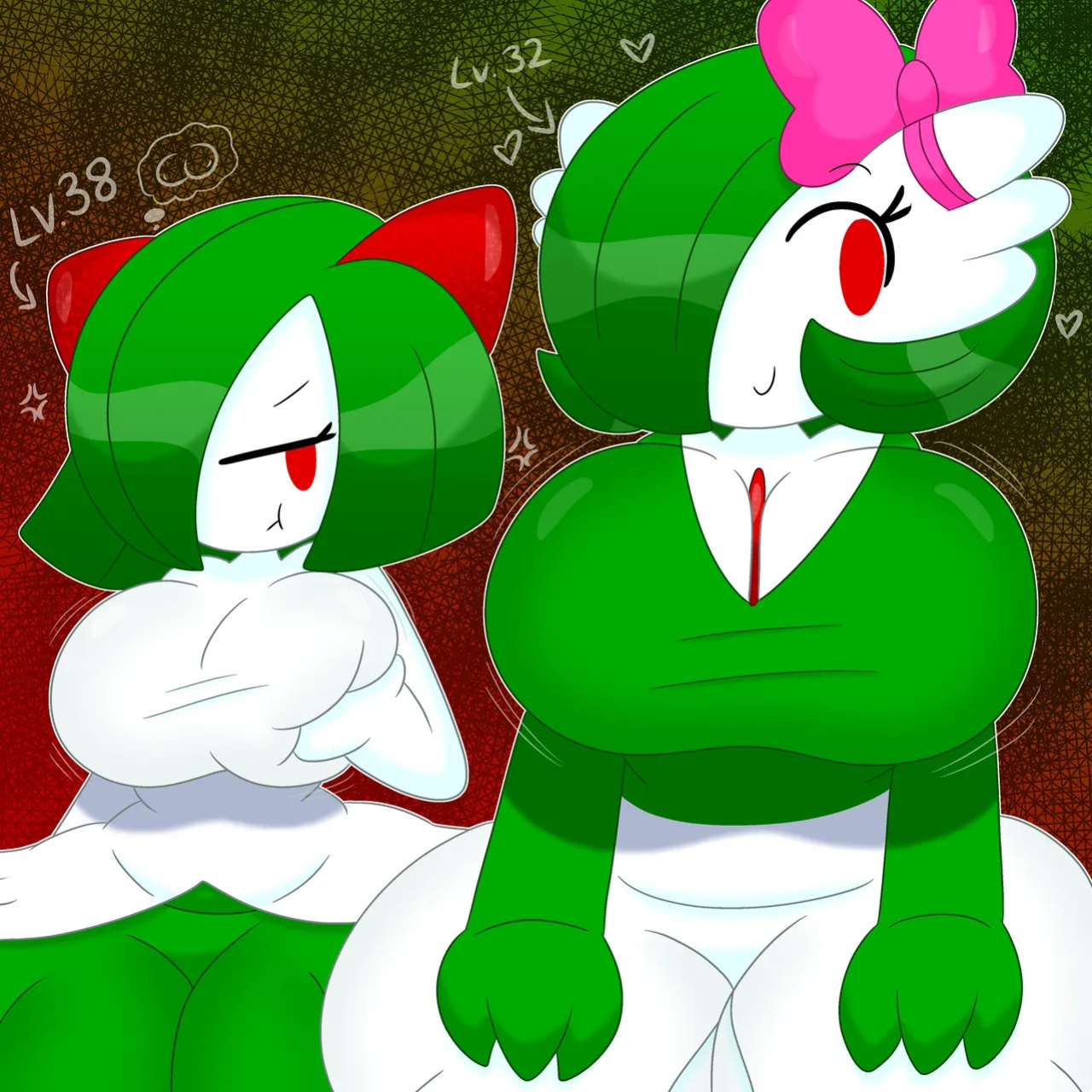 [3BArts] Mary & Vanessa (Gardevoir & Kirlia) (Pokemon)