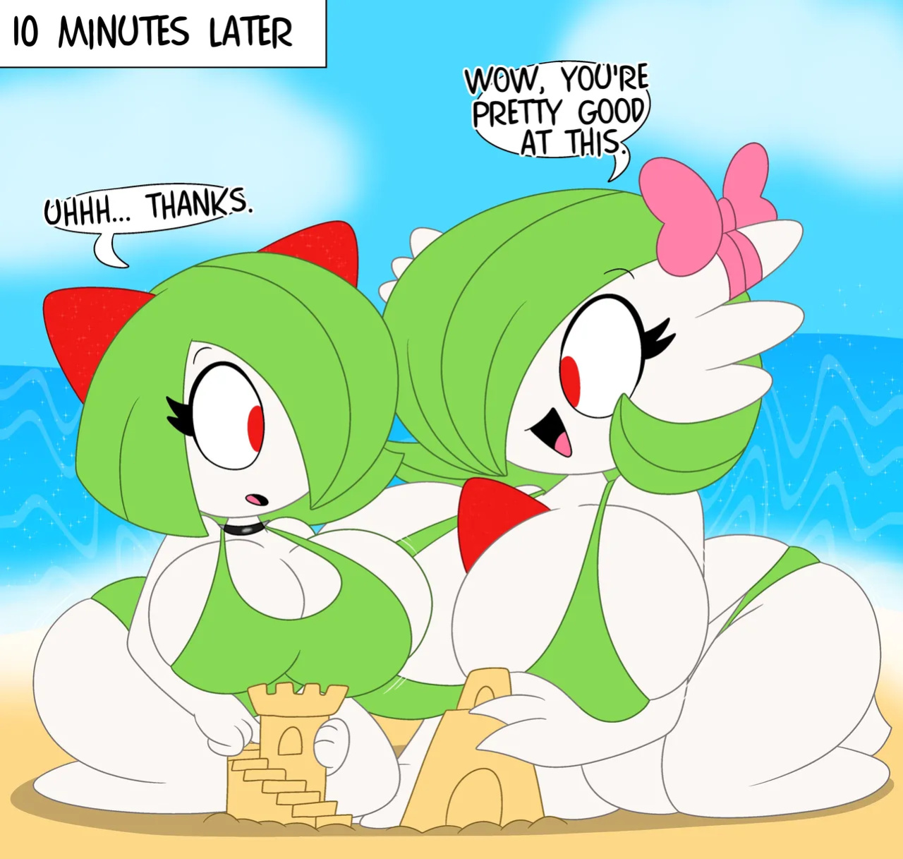[3BArts] Mary & Vanessa (Gardevoir & Kirlia) (Pokemon)
