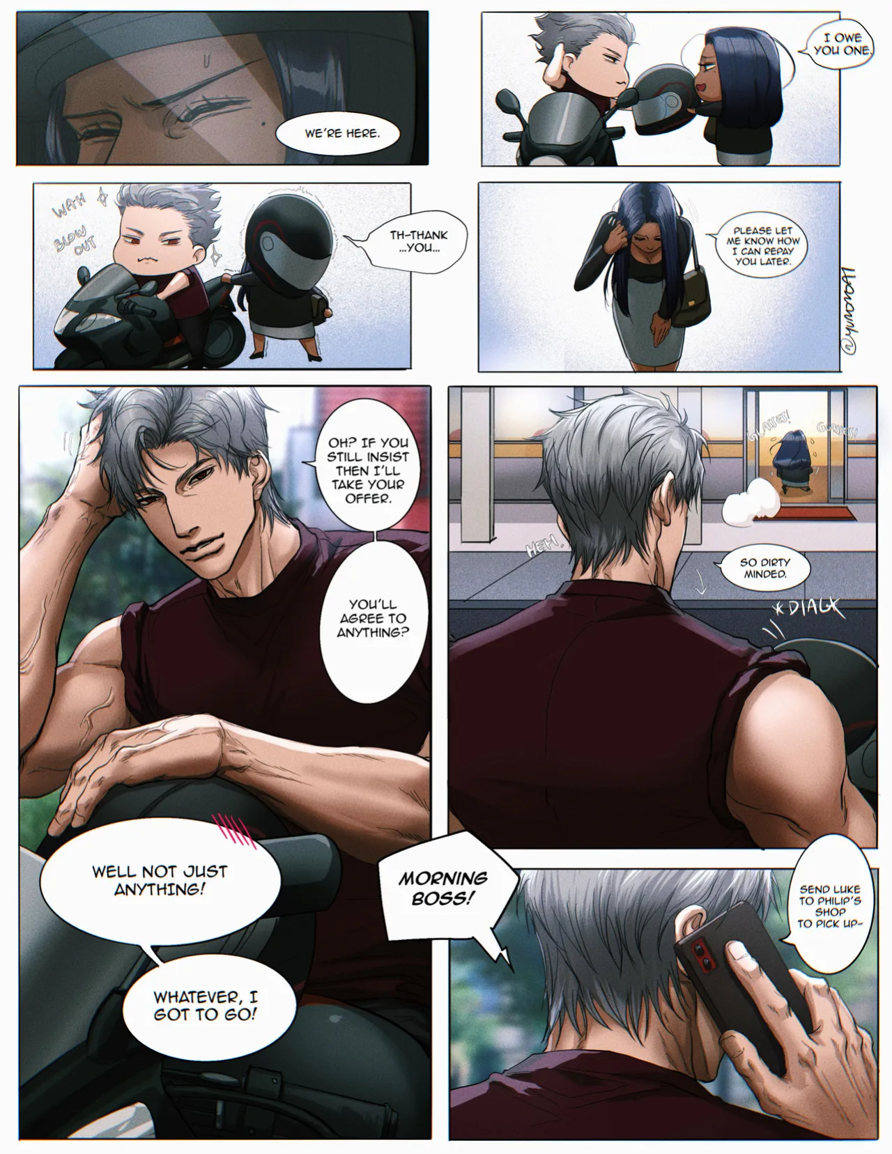 [Yuana媛] Sylus comic (dark skin MC) (Love and Deepspace)