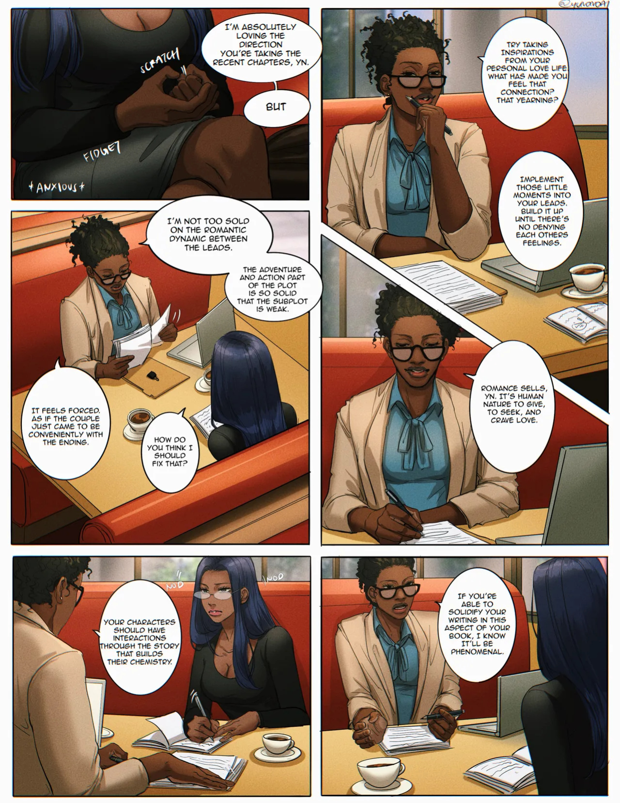 [Yuana媛] Sylus comic (dark skin MC) (Love and Deepspace)