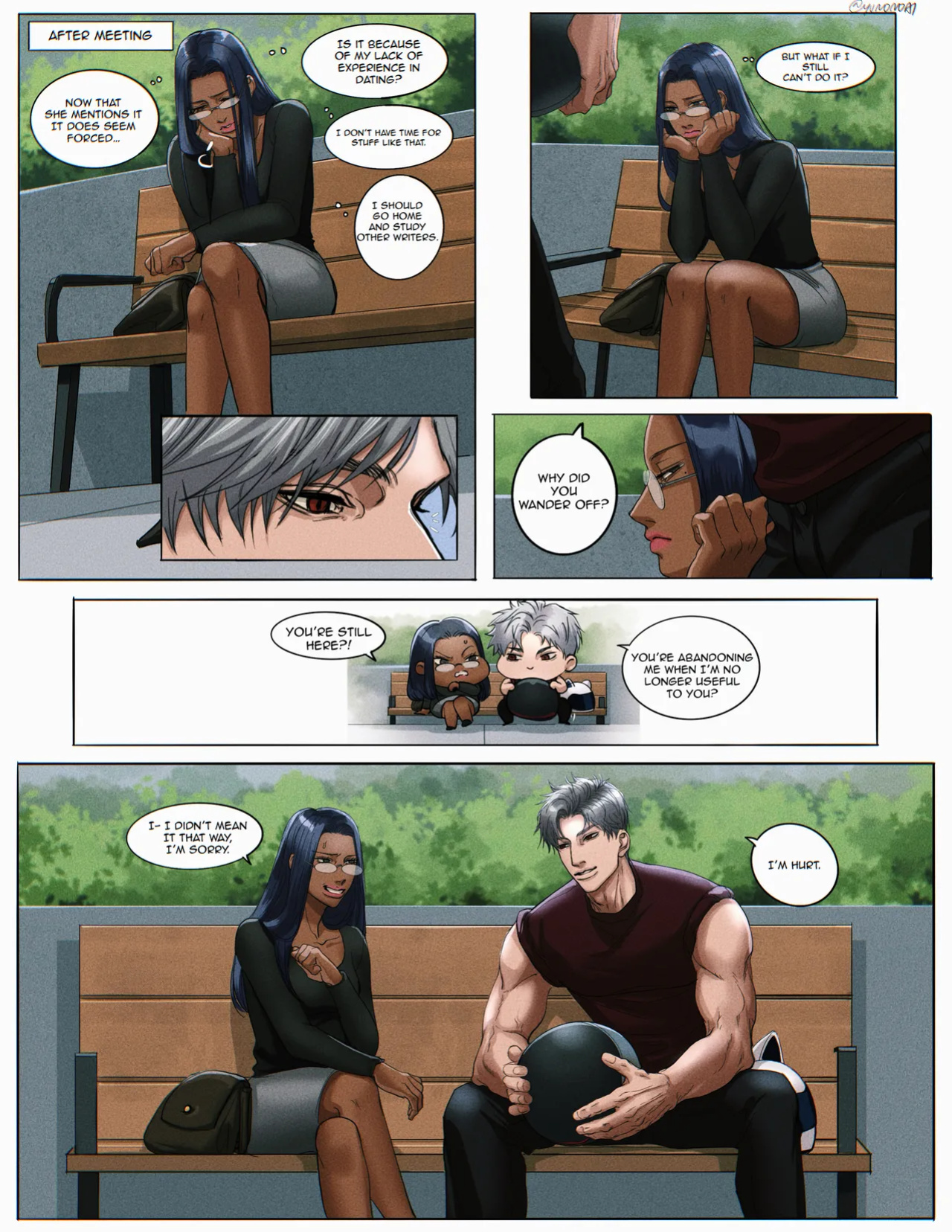 [Yuana媛] Sylus comic (dark skin MC) (Love and Deepspace)