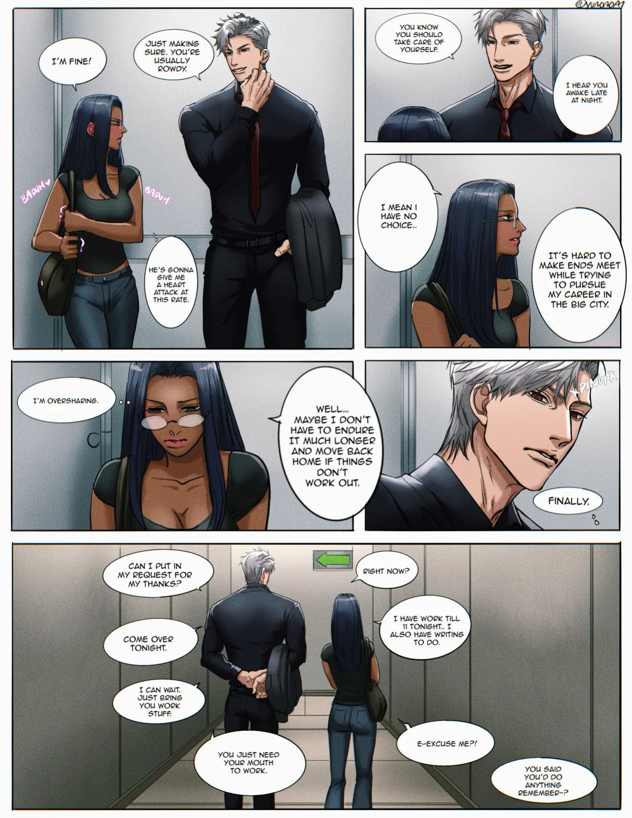 [Yuana媛] Sylus comic (dark skin MC) (Love and Deepspace)