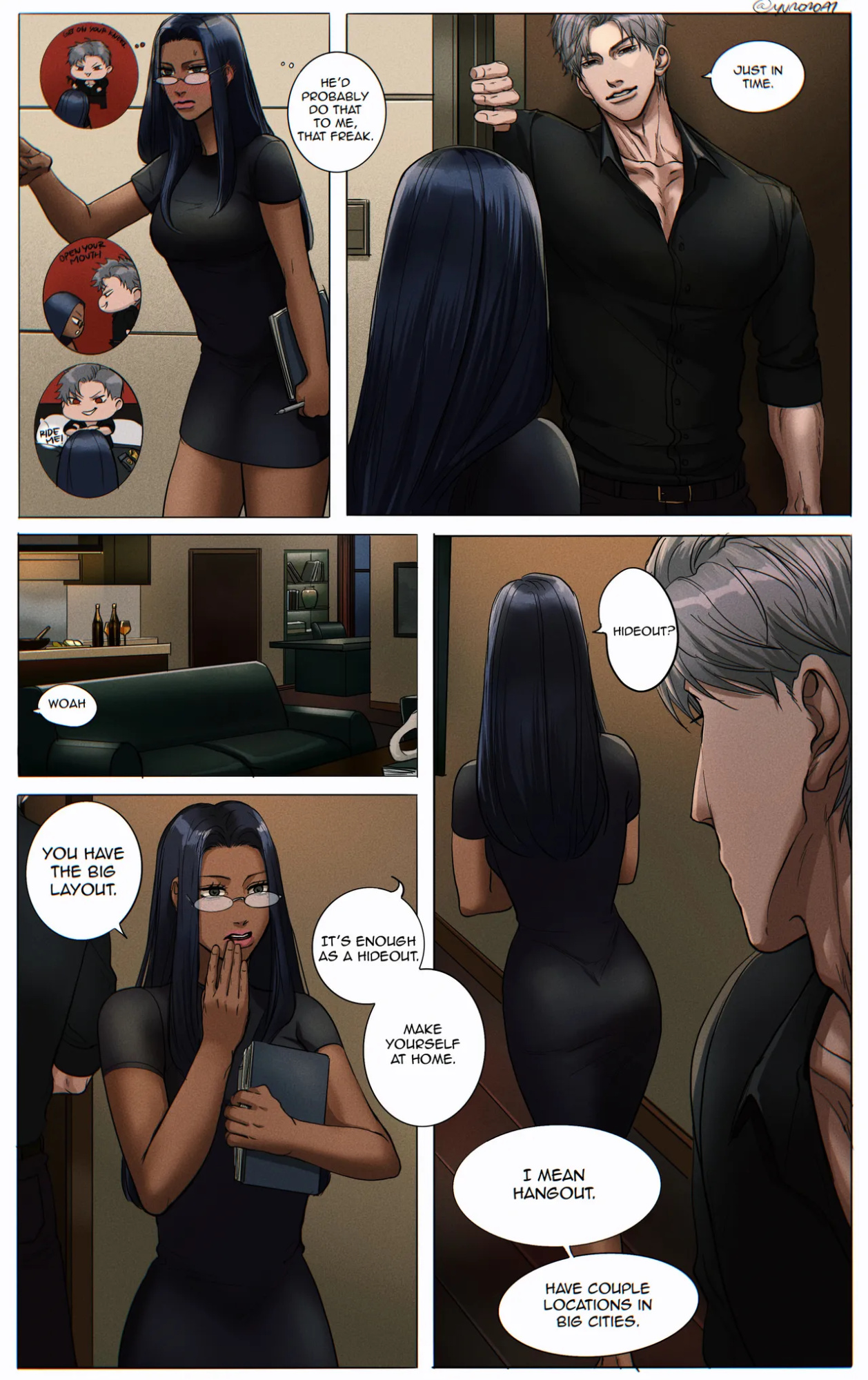 [Yuana媛] Sylus comic (dark skin MC) (Love and Deepspace)