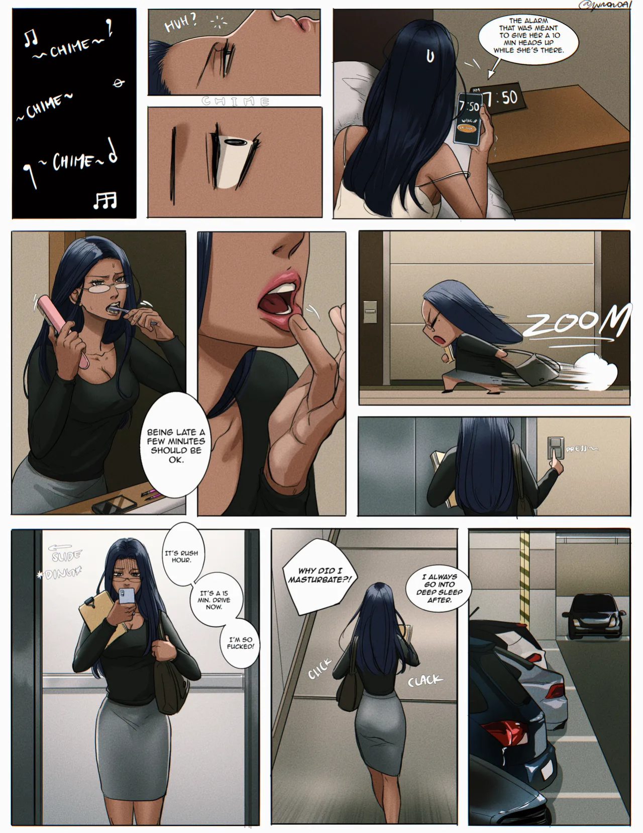 [Yuana媛] Sylus comic (dark tan MC) (Love and Deepspace)