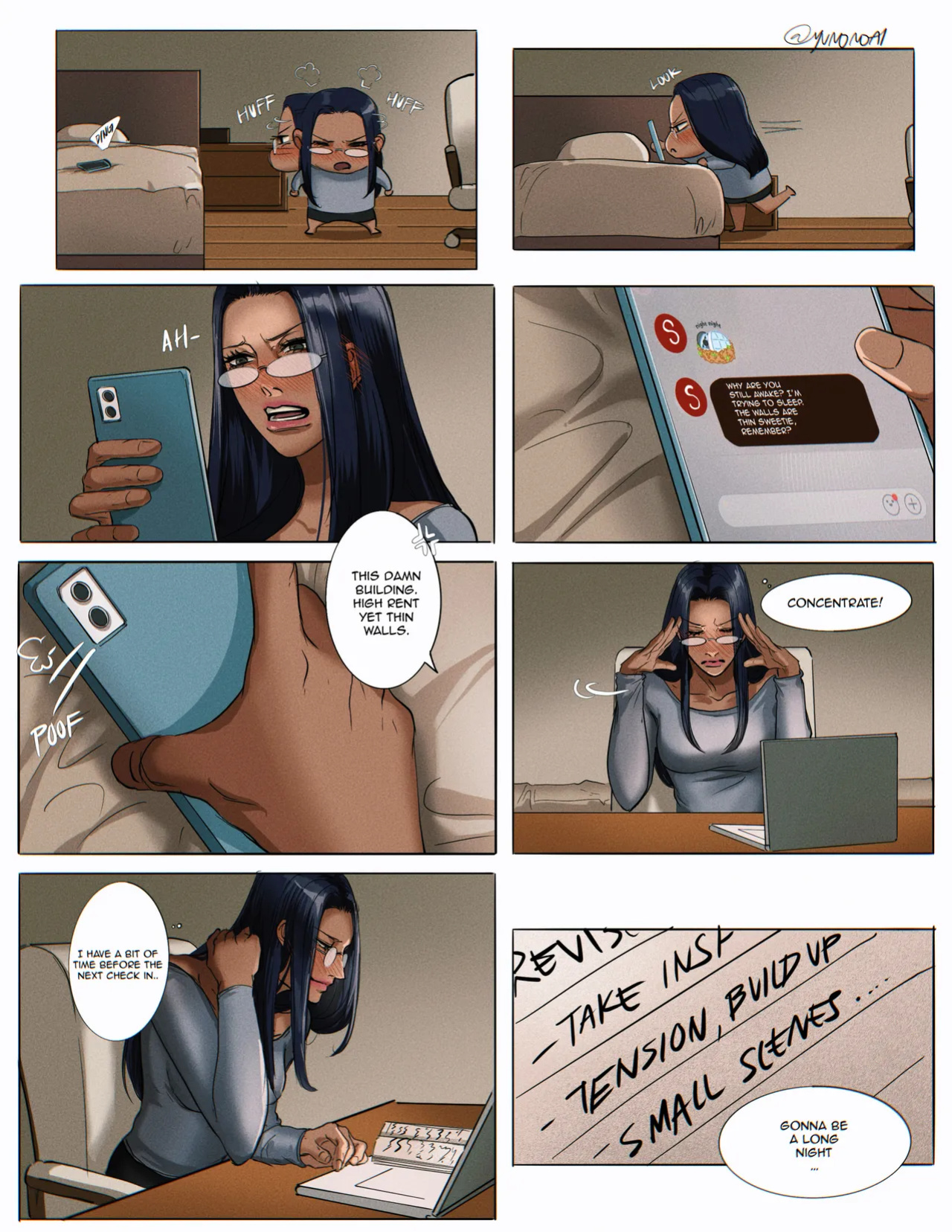 [Yuana媛] Sylus comic (dark tan MC) (Love and Deepspace)